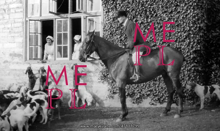  : Harriers Hunt at Cockington Court, Devon, early 1900s