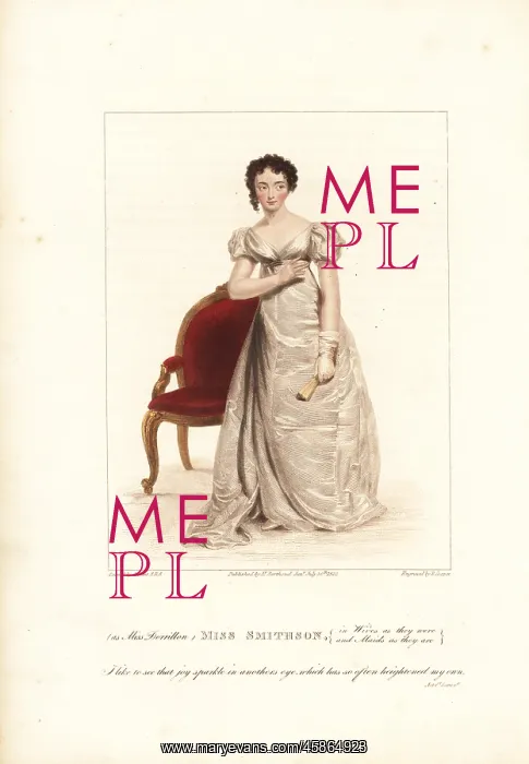: Harriet Smithson in Wives as They Were, 1822 : Harriet Smithson in Wives as They Were, 1822