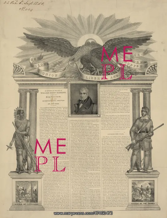 : Harrison, union, liberty, and independence : Harrison, union, liberty, and independence