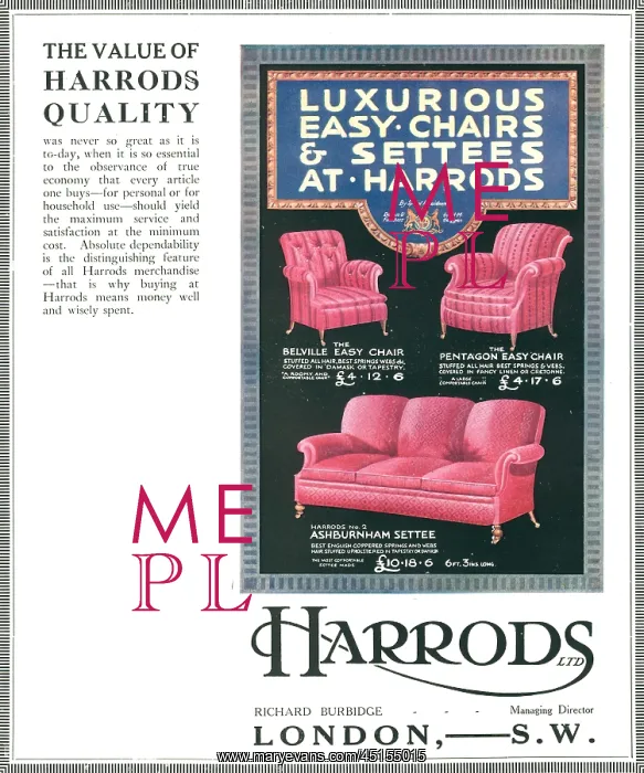 : Harrods Advertisement : Harrods Advertisement
