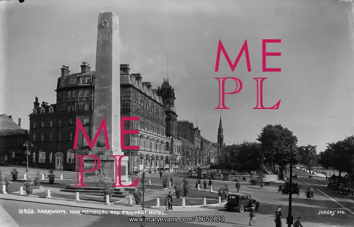 : Harrogate War Memorial and Prospect Hotel : Harrogate War Memorial and Prospect Hotel