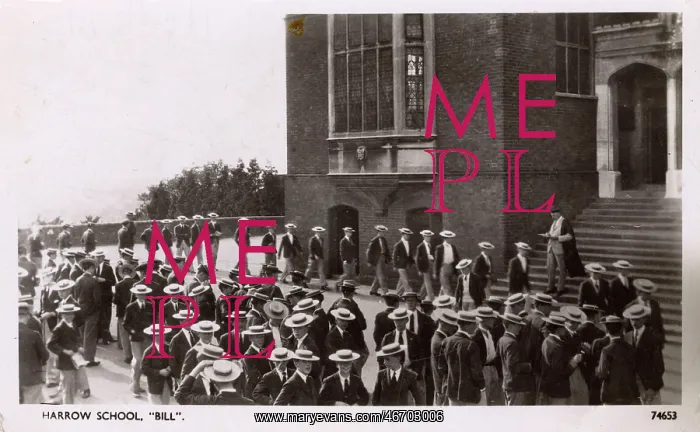 : Harrow Pubic School - Harrow, Middlesex - 'Bill' : Harrow Pubic School - Harrow, Middlesex - 'Bill'