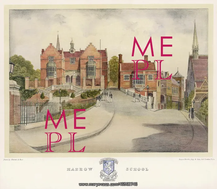 : HARROW SCHOOL IN 1934 : HARROW SCHOOL IN 1934