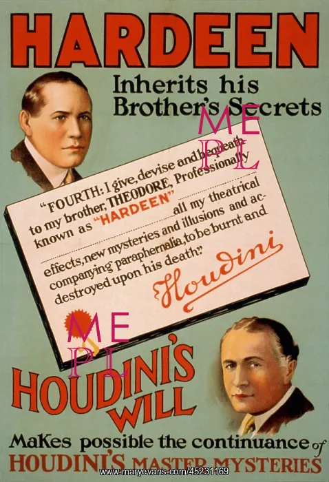 : After Harry Houdini died suddenly in 1926, ? : After Harry Houdini died suddenly in 1926, ?