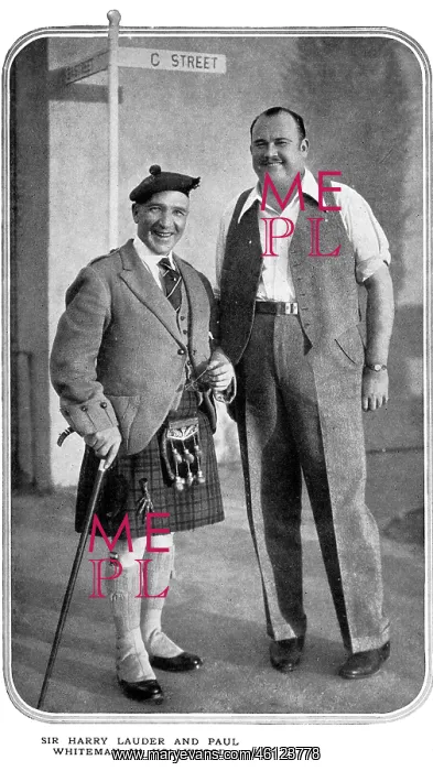 : Harry Lauder and Paul Whiteman : Harry Lauder and Paul Whiteman
