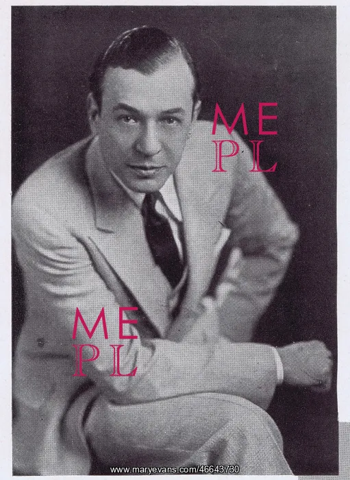 : Harry Richman, New York, 1931 : Harry Richman, New York, 1931