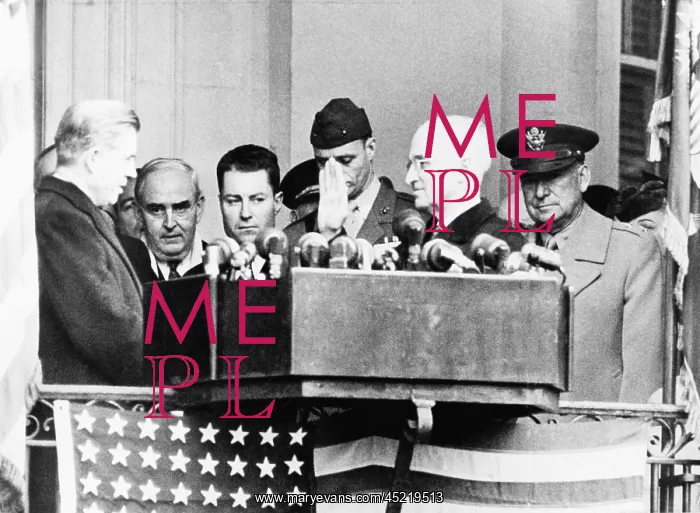 : Harry S. Truman taking the oath of office ? : Harry S. Truman taking the oath of office ?