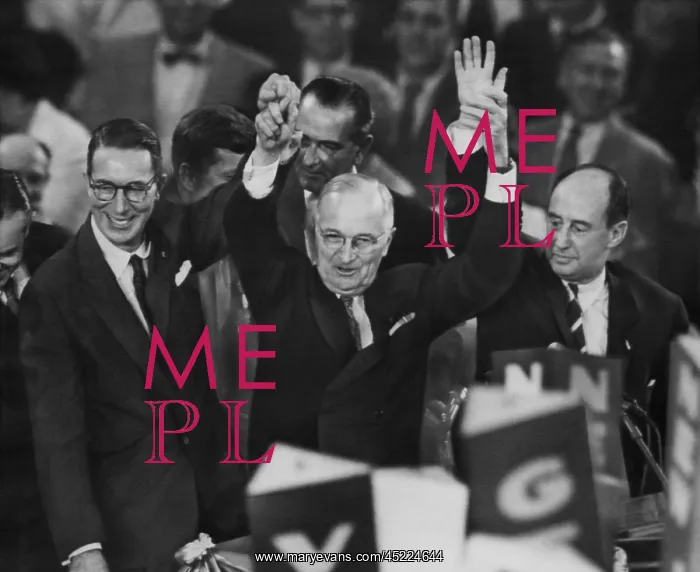 : Harry Truman. From left: US Senator and ? : Harry Truman. From left: US Senator and ?
