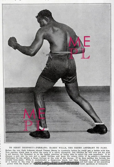 : Harry Wills, Boxer : Harry Wills, Boxer