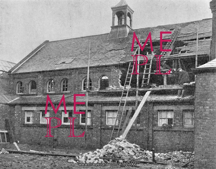 : Hartlepool Workhouse War Damage : Hartlepool Workhouse War Damage