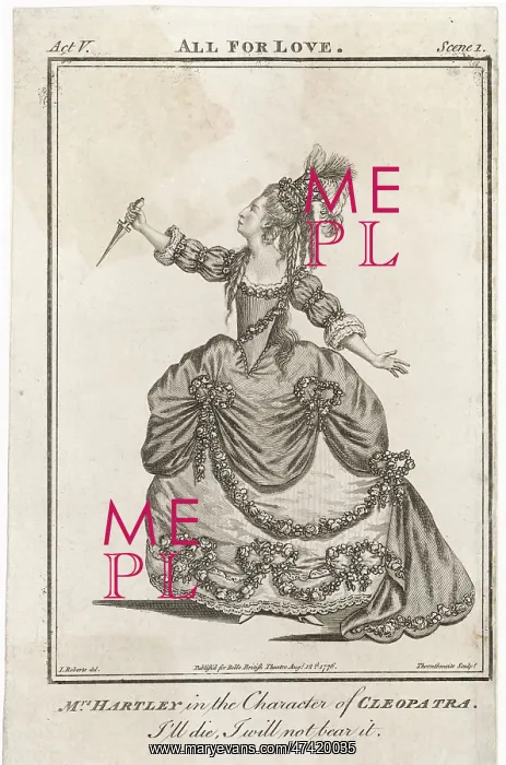 : HARTLEY AS CLEOPATRA : HARTLEY AS CLEOPATRA