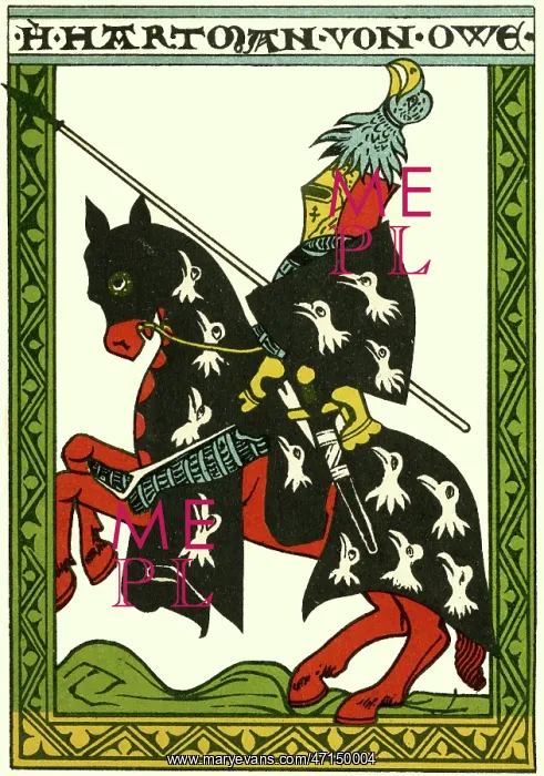 : Hartmann von Aue, German poet : Hartmann von Aue, German poet