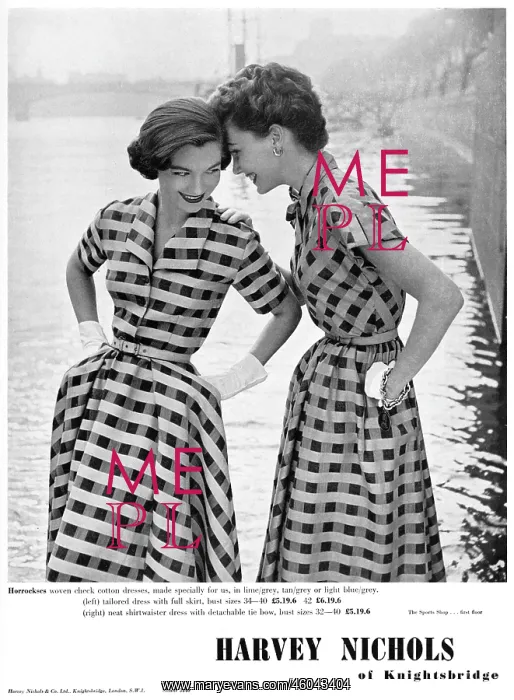 : Harvey Nichols advertisement, 1953 : Harvey Nichols advertisement, 1953