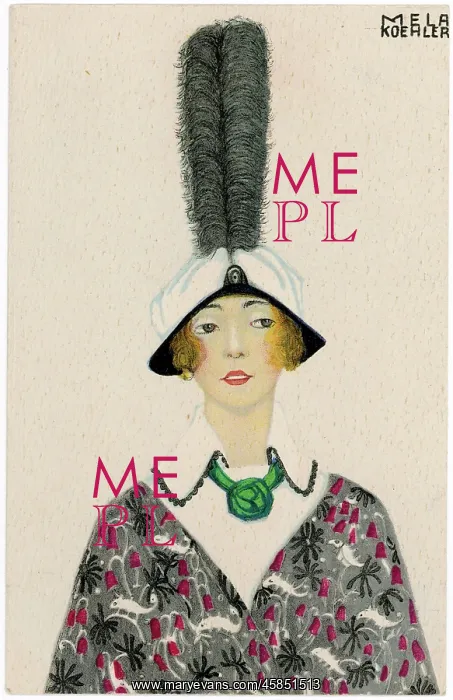: Hat with aigrette C1913 : Hat with aigrette C1913