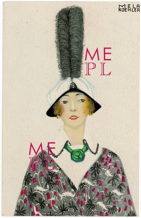 : Hat with aigrette C1913 : Hat with aigrette C1913