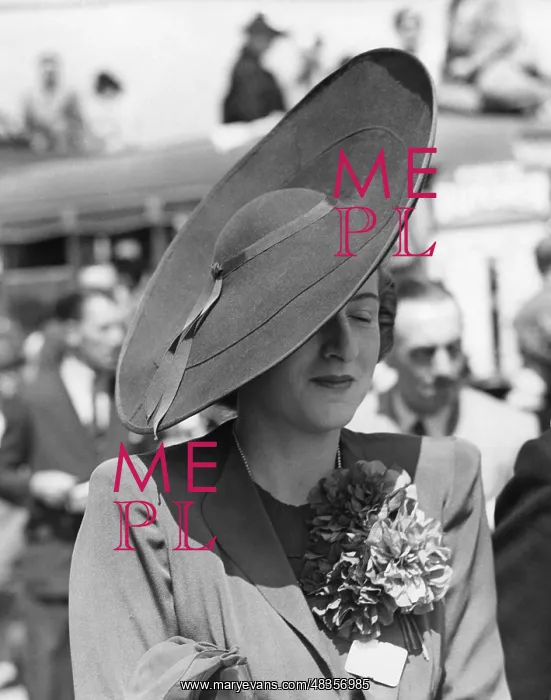 : Hat fashion in England, 1938 : Hat fashion in England, 1938