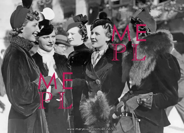 : Hat fashion in Paris, 1936 : Hat fashion in Paris, 1936