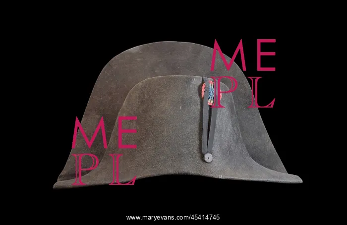 : Hat, Musee Napoleon, Brienne-le-Chateau, Aube, France : Hat, Musee Napoleon, Brienne-le-Chateau, Aube, France