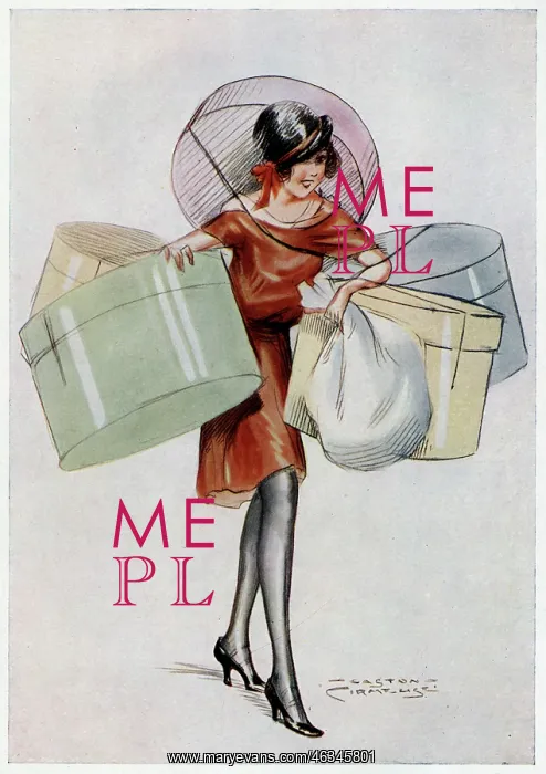 : Hat shopping 1928 : Hat shopping 1928