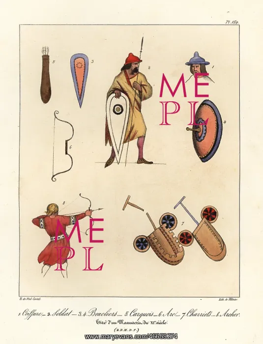 : Hat, soldier, shield, targe, quiver, bow, chariots : Hat, soldier, shield, targe, quiver, bow, chariots