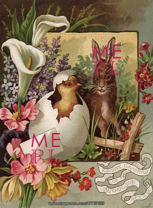  : Hatching Chick and Easter Bunny