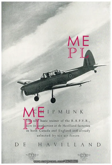 : De Havilland Canada DHC1 Chipmunk : De Havilland Canada DHC1 Chipmunk