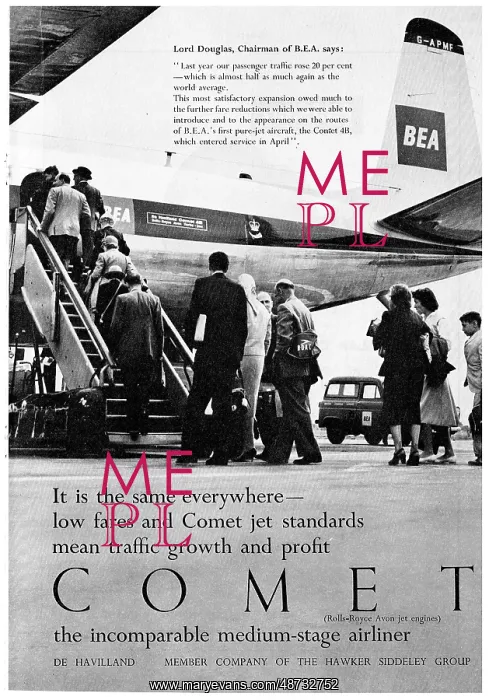 : De Havilland Comet 4B G-APMF : De Havilland Comet 4B G-APMF