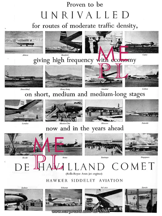 : De Havilland Comet (Rolls-Royve Avon Engines) : De Havilland Comet (Rolls-Royve Avon Engines)