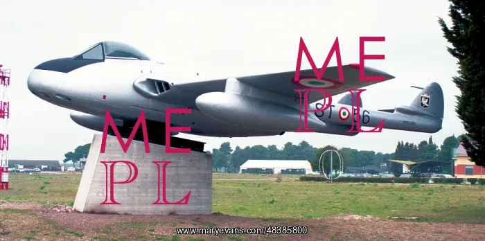 : de Havilland DH.100 Vampire FB.52 MM6156 : de Havilland DH.100 Vampire FB.52 MM6156
