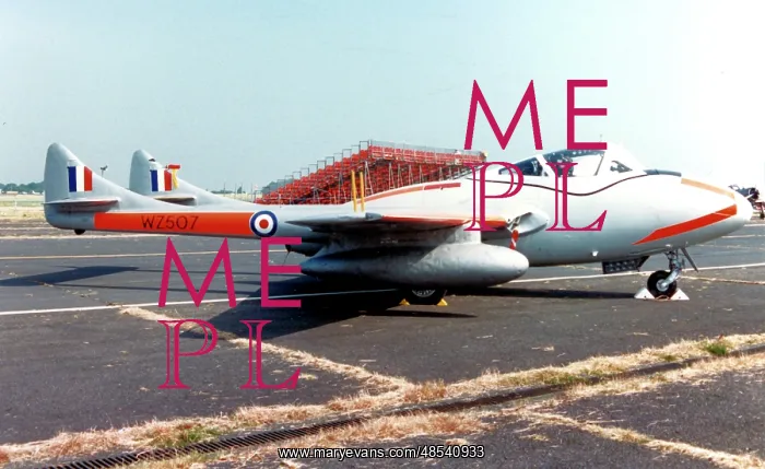 : de Havilland DH.115 Vampire Trainer T.11 G-VTII - WZ507 : de Havilland DH.115 Vampire Trainer T.11 G-VTII - WZ507