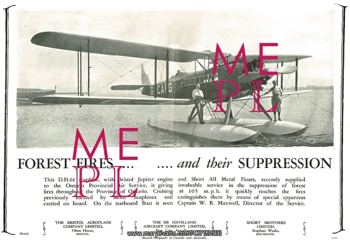 : De Havilland DH61 Seaplane Helps : De Havilland DH61 Seaplane Helps