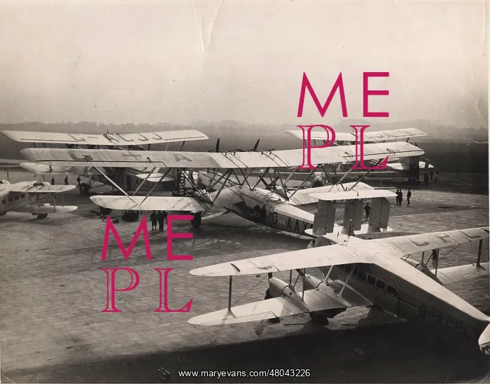 : A de Havilland DH86 G-ACPL (foreground) : A de Havilland DH86 G-ACPL (foreground)