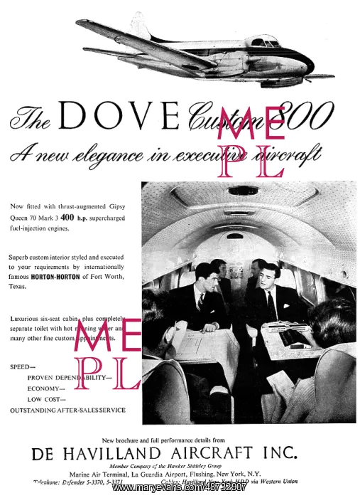 : De Havilland Dove Custom 800 : De Havilland Dove Custom 800