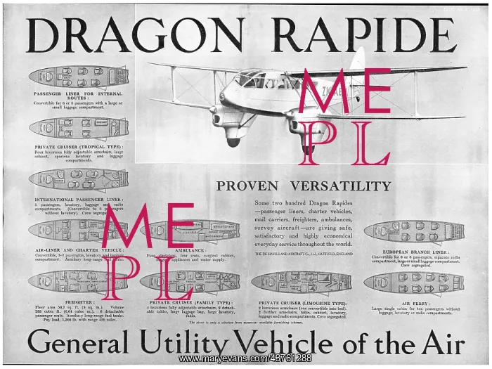 : De Havilland Dragon Rapide : De Havilland Dragon Rapide