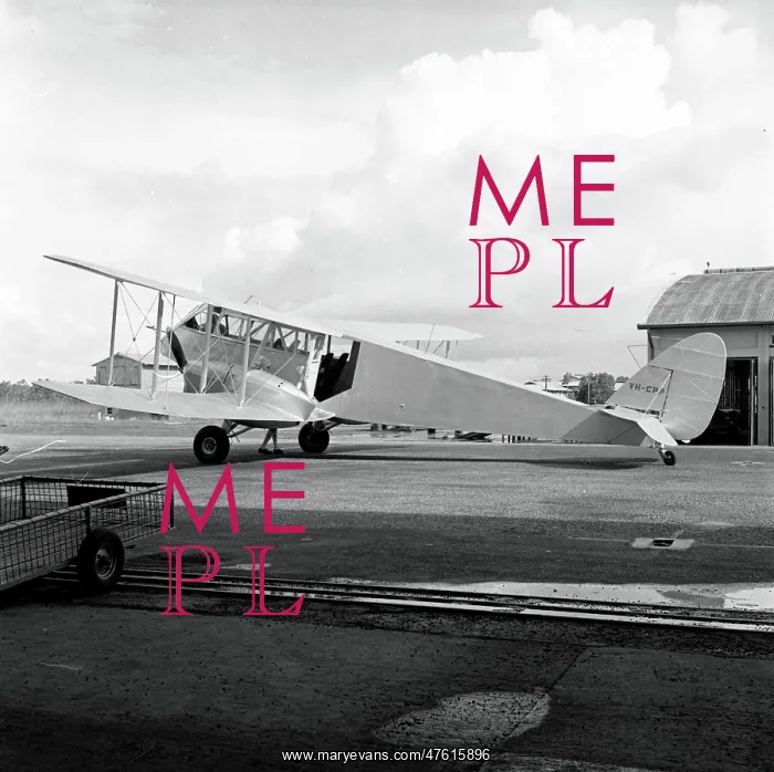 : De Havilland Dragon VH-CPP private Darwin, Australia 1956 : De Havilland Dragon VH-CPP private Darwin, Australia 1956