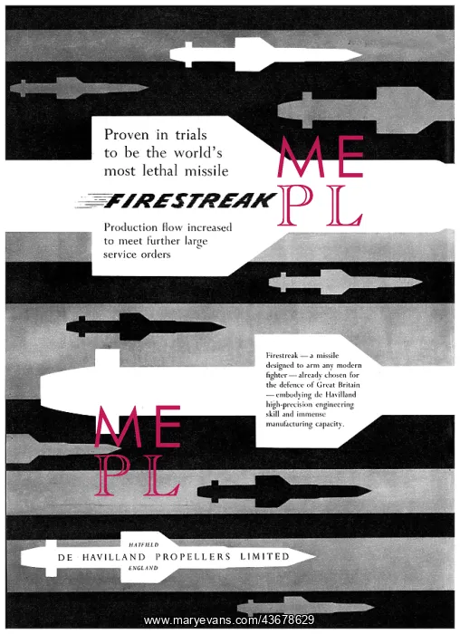 : De Havilland Firestreak : De Havilland Firestreak