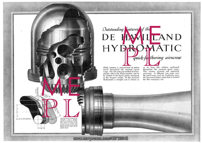 : De Havilland Hydromatic Propellers : De Havilland Hydromatic Propellers