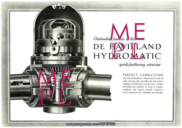 : De Havilland Hydromatic Propellers : De Havilland Hydromatic Propellers