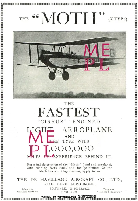 : De Havilland Moth - The Fastest Cirrus : De Havilland Moth - The Fastest Cirrus