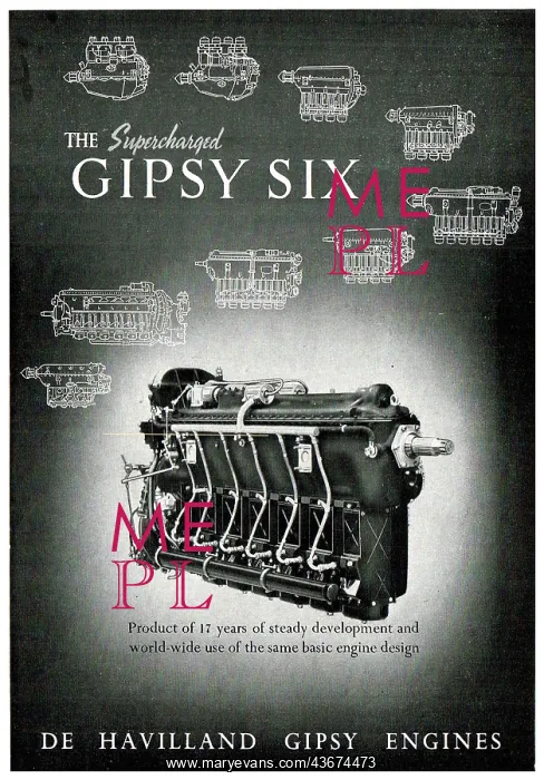 : De Havilland Supercharged Gipsy Six : De Havilland Supercharged Gipsy Six