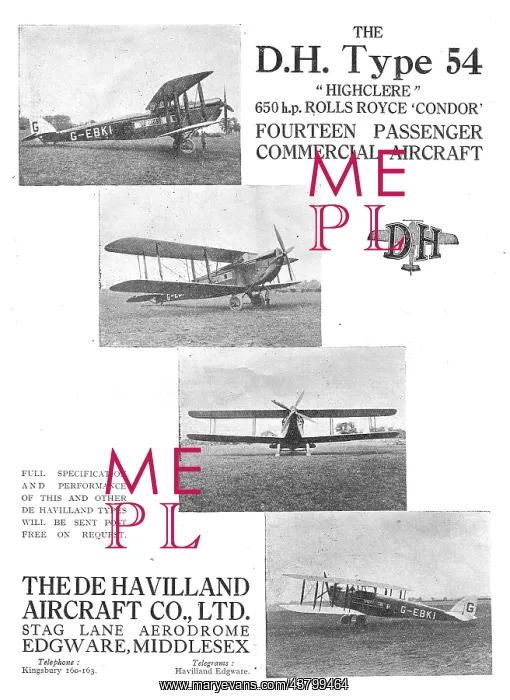 : De Havilland Type 54 Highclere : De Havilland Type 54 Highclere