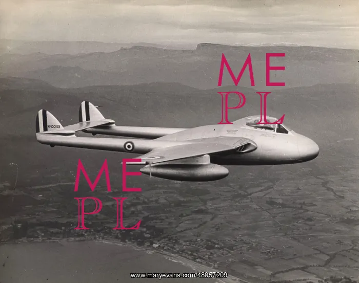 : de Havilland Vampire FB5 10042 : de Havilland Vampire FB5 10042