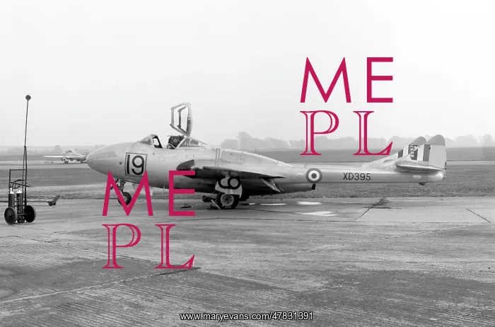 : de Havilland Vampire T.11 XD395 : de Havilland Vampire T.11 XD395