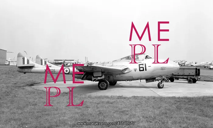 : de Havilland Vampire T.11 XD405 : de Havilland Vampire T.11 XD405