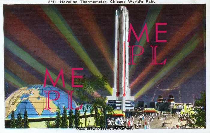 : The Havoline Thermometer at the Chicago World's Fair : The Havoline Thermometer at the Chicago World's Fair