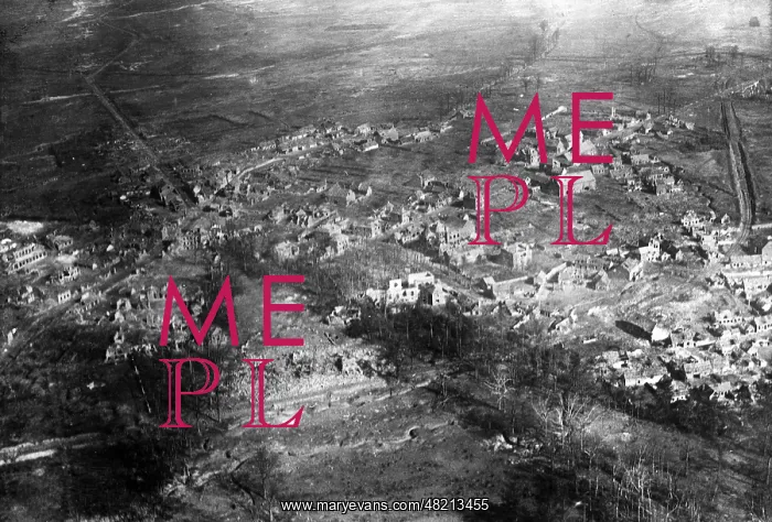 : Havrincourt after German capture, 1918 : Havrincourt after German capture, 1918