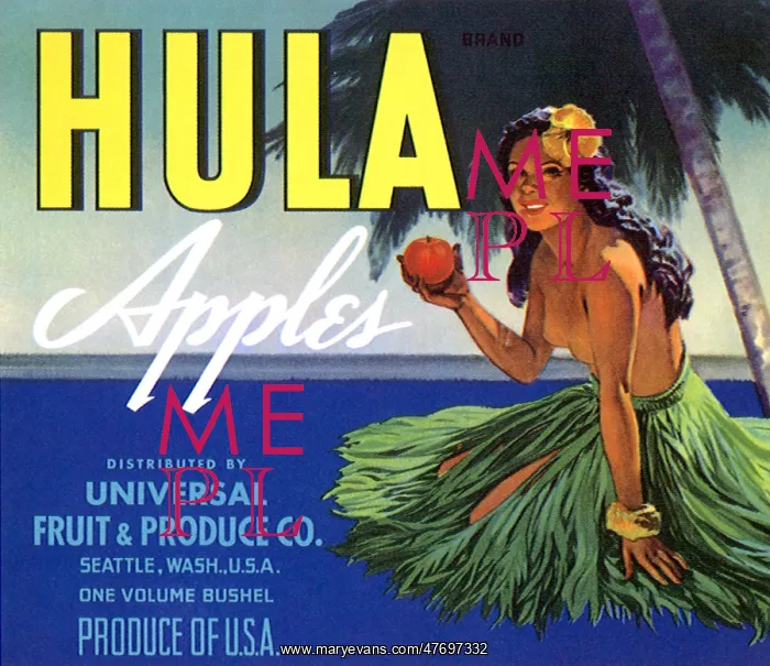  : Hawaiian Girl and Fruit