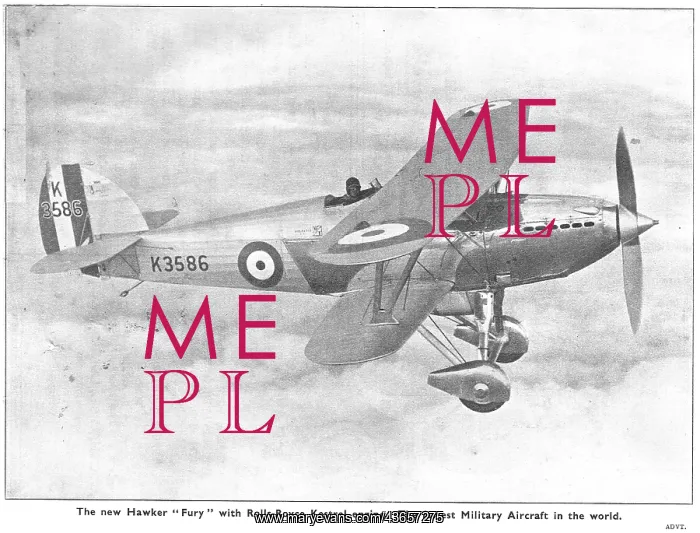  : Hawker Fury K3586