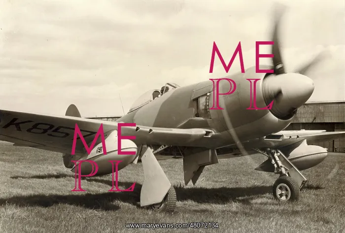 : Hawker Fury at Langley, 11 May 1949 : Hawker Fury at Langley, 11 May 1949