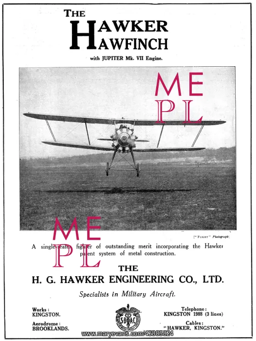 : Hawker Hawfinch 1929 : Hawker Hawfinch 1929